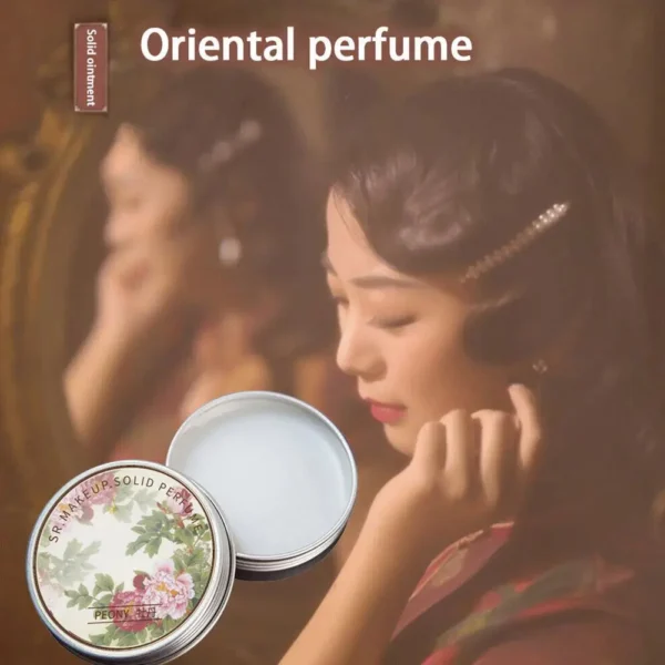 Woman Lavender Solid Perfume Portable Solid Balm Fresh Deodorants Flower Body Fragrances Plant Long-lasting Elegant Aroma C Y0D1 - Image 3