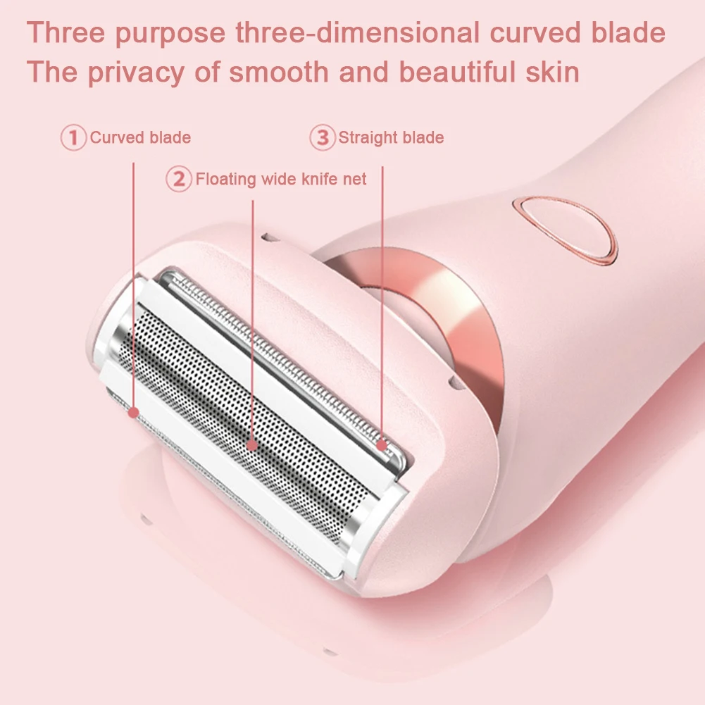 Electric Razors for Women 2 In 1 Bikini Trimmer Face Shavers Hair Removal for Underarms Legs Ladies Body Trimmer IPX7 Waterproof - Image 6