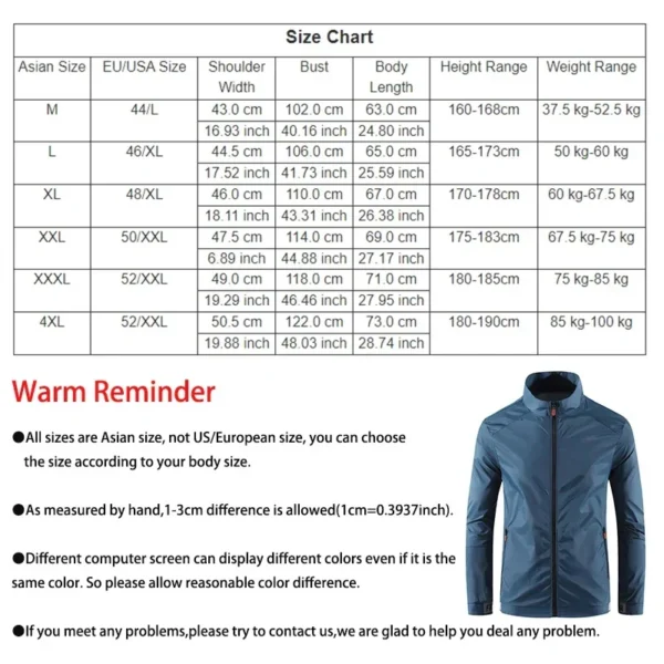 2024 Camping Rain Jacket Men Women Waterproof Sun Protection Clothing Fishing Hunting Clothes Quick Dry Skin Windbreaker Pocket - Image 2
