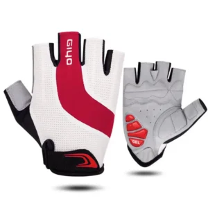 GIYO Fingerless MTB Cycling Gloves for Men, Antiskid Wear-Resistant Shock Absorbing Gear