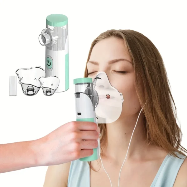 Medical Silent Mesh Nebulizer Portable Handheld Asthma Inhaler Atomizer Children Health Care Mini Portable Nebulizer Humidifier - Image 2