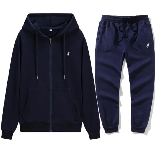 Classic brand men's and women's zipper hoodies and pants sets, pullovers, jackets, sports and velvet long sleeved jackets - Image 6