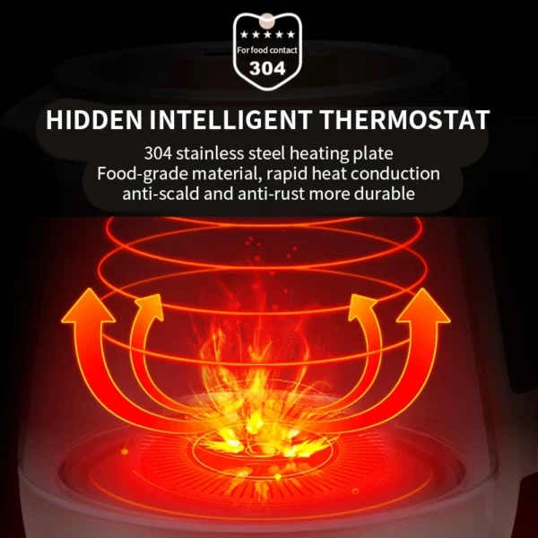 110V220V Health Pot Multifunctional Electric Cooking Soup Decocting Medicine Flower Tea Maker Black Camellia Teapot EU US Plug - Image 4