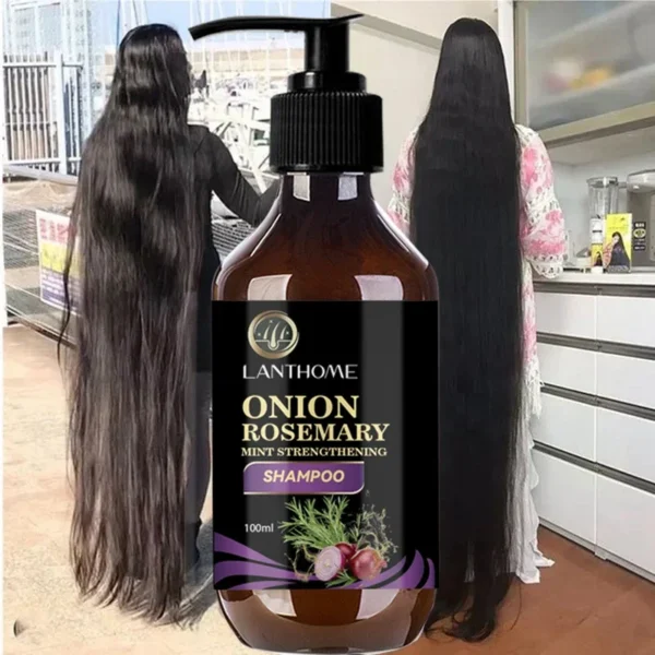 Hair Shampoo For Fast Hair Growth Rosemary Onion Hair Regrowth Shampoo Anti Hair Loss Effective Within 7 Day Hair Care Product - Image 2