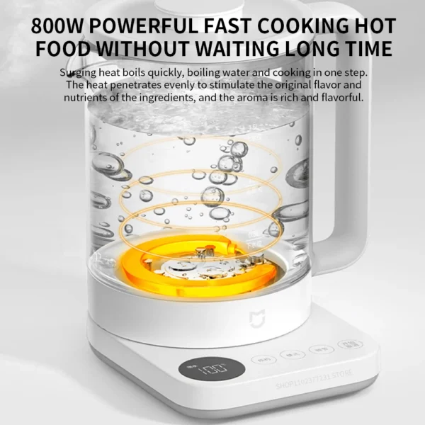 NEW XIAOMI MIJIA Multifunctional Health Pot Electric kettle N1 Household Appliances 800W 304 Stainless Steel Heat Preservation - Image 2